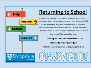 Shropshire Council offer support